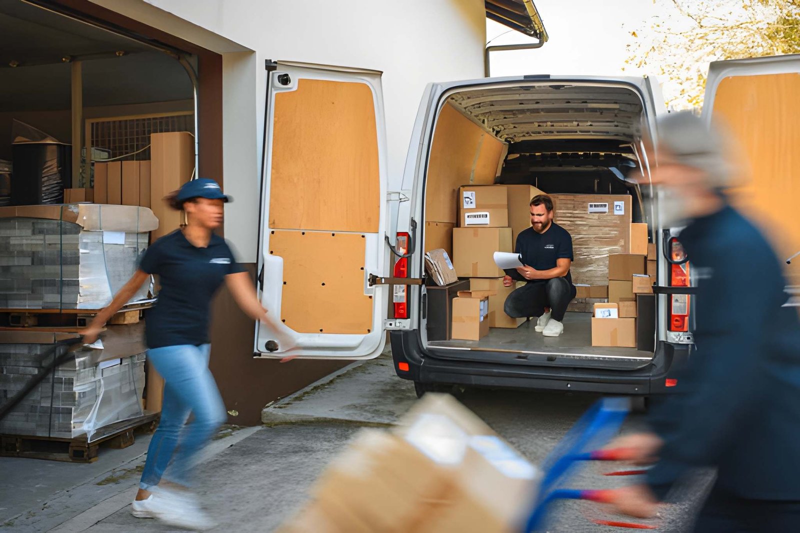 Hausmeisterservice Profis bei der Arbeit